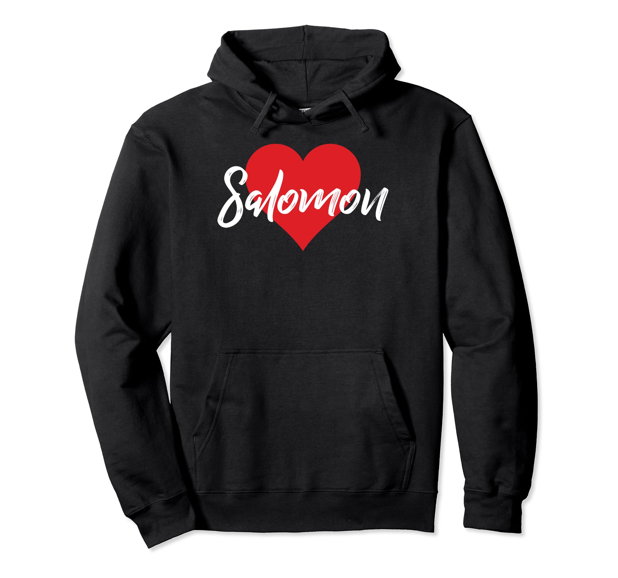 

I Love Salomon First Name I Heart Named Hoodie T-Shirt, чёрный