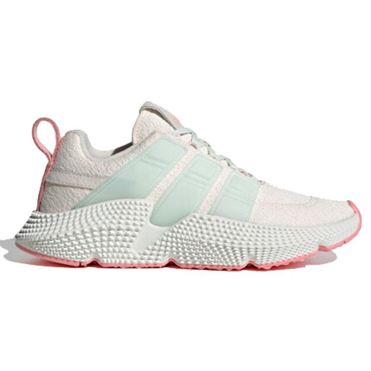 Adidas Originals Prophere V2 Fabric Fresh Trendy Slip Resistant Durable Lightweight Low Top Lifestyle Casual Shoes Women Sneaker Green Pink FW5357