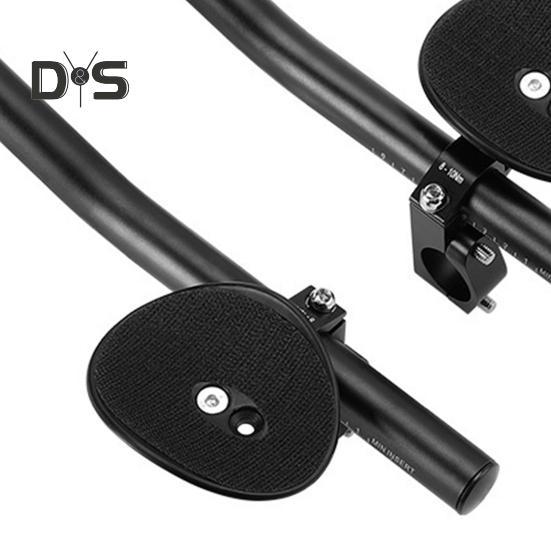 1 par de apoio de braço para bicicleta, guidão de MTB, estrada, mountain bike, barra aerodinâmica, alça de relaxamento, leve, liga de alumínio, ciclismo, apoio de braço, barra, acessórios para bicicleta