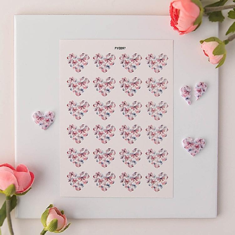Heart Butterfly Clay Transfer Paper for Jewelry Making