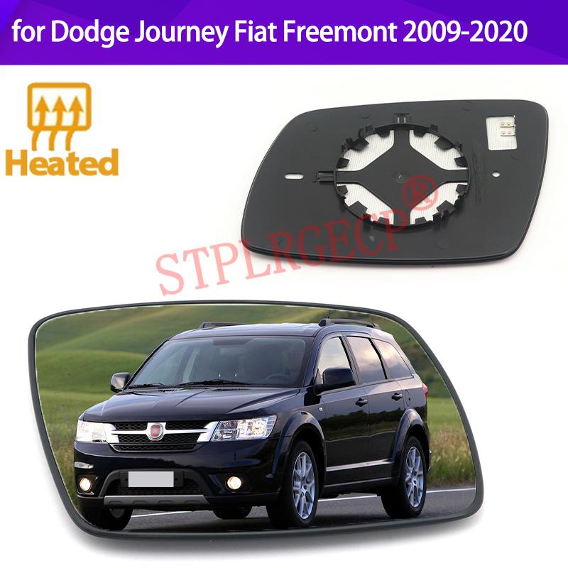 Stplrgecp Passenger Driver Side Left or Right Door Side Heated Wing Mirror Glass Lens for Dodge Journey Fiat Freemont 2009-2020