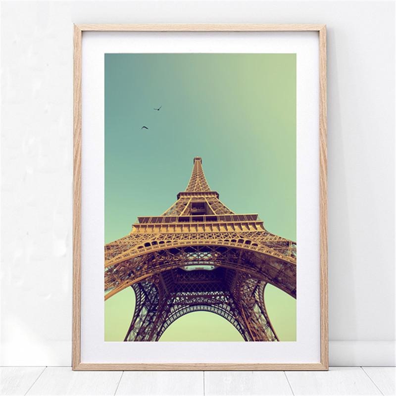 London Paris landscape canvas painting posters on the Scandinavian theme and prints wall art paintings for the living room