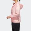 Adidas Windbreaker With Hood And Zipper Women Jacket Pink FT2886