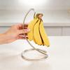 Portable Stainless Steel Banana Holder With Hooks For Kitchen Counter And Office Desk Use