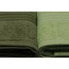 Ensemble de 4 serviettes de bain - 70 x 140 cm - Vert