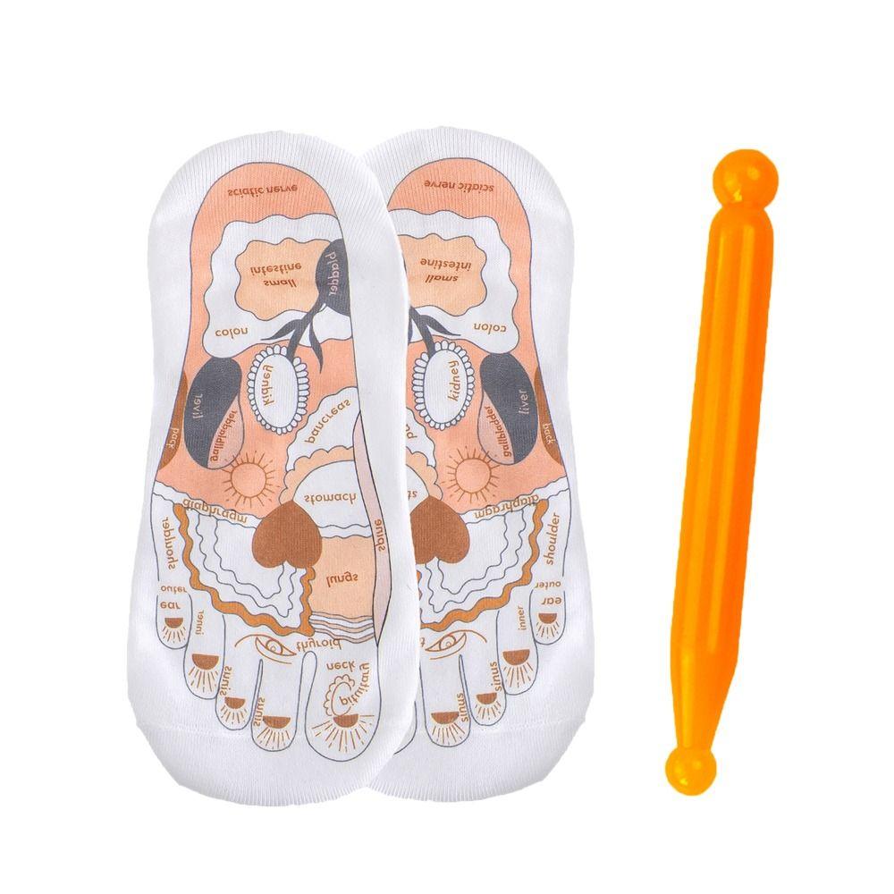 Acupoint Triangle Massager Reflexology Socks Massage Stick Acupuncture Reflexology Socks