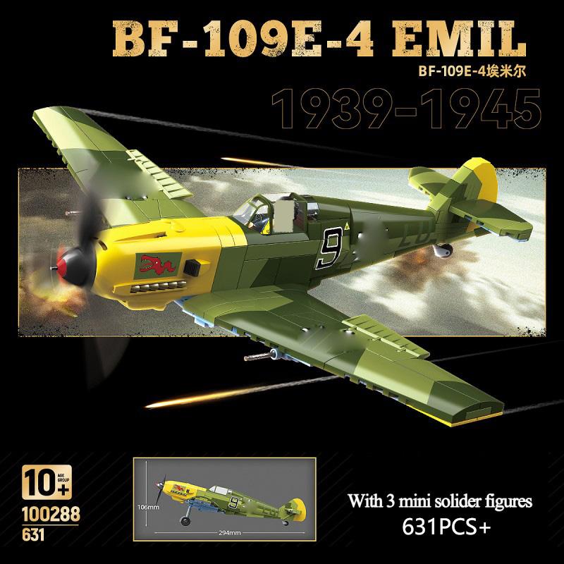 DIY Zusammenbau Jäger Flugzeug Bausteine Set Militärflugzeug Modell Steine Ornament Sammlung Display Spielzeug Hobby Geschenk