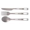 Camping Knife Fork Spoon Set Ti Tableware Reusable Outdoor Flatware for Backpacking Camping