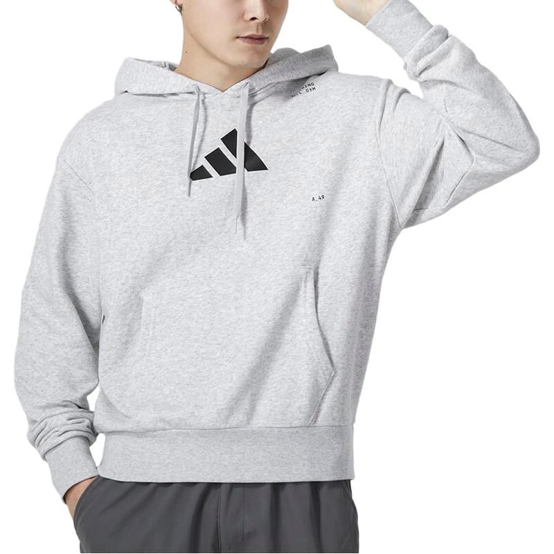 adidas Sweatshirts Men's Gray Hooded Moderate Other IS7104