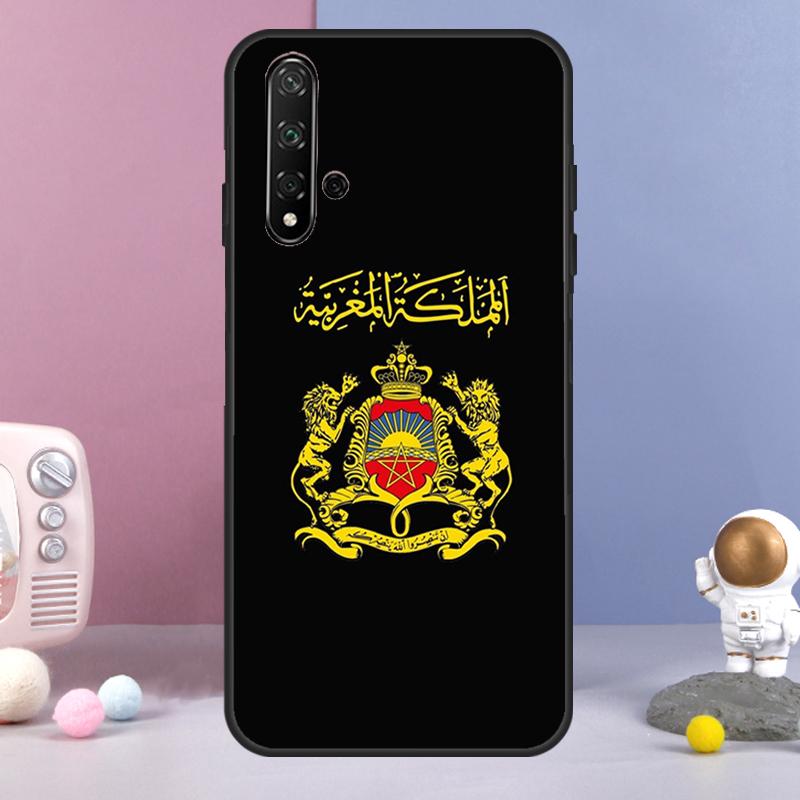 Morocco Flag Passport For Huawei Nova 3i 7i 8i 11i 12i 9 10 SE Y60 Y61 Y70 Y72 Y73 Y90 Y91 P20 P40 P30 Lite Case