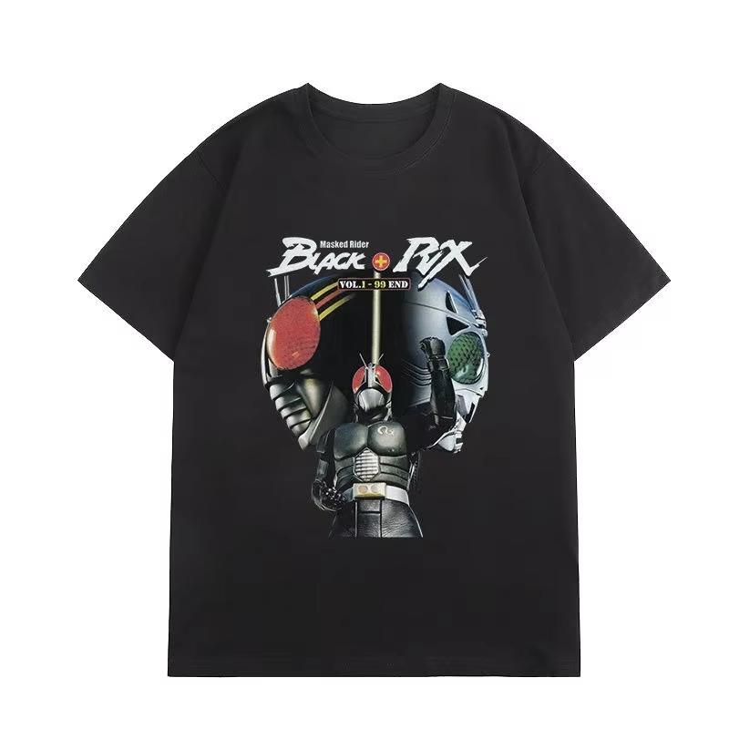 

2026 KaUnisex Rider UltraUnisex KaUnisex SuperUnisex Short Sleeve Japanese Cartoon Print High Street TShirt Unisex and Women 4XL