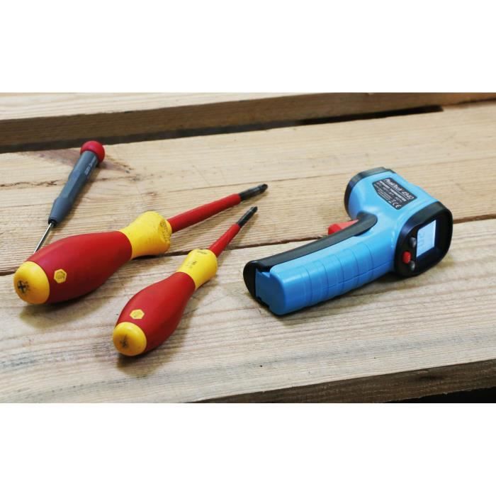 Peaktech 4940 thermomètre infrarouge, de -50 à +600°c.