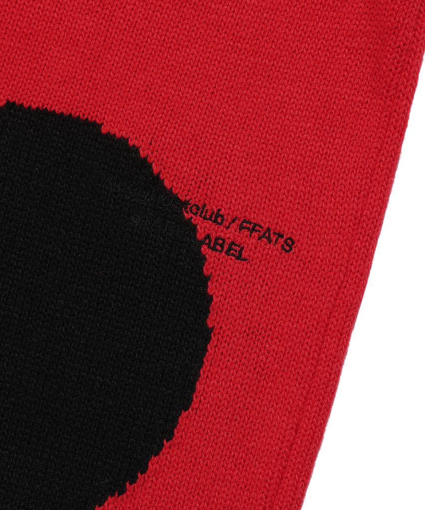 NICEGHOSTCLUB Ffats Dot L/S Knit_Red(Ng2Efuk610A)
