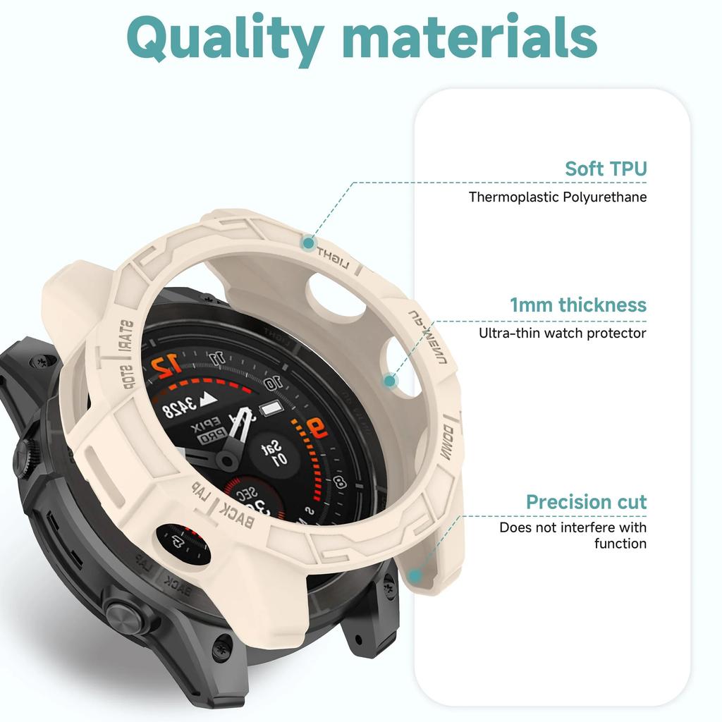 TPU Protective Cover For Garmin Fenix 7 7S 7X Pro Soft Silicone Case For Garmin Epix Pro (Gen 2) 51mm 47mm 42mm Protector Shell