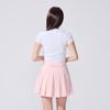 FAIRLIAR GOLF Chiffon Ribbon Cap Sleeve Knit (White)