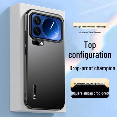 IM-CHEN Matte Silicone Phone Case with Full Lens Protection for Xiaomi 17 Series