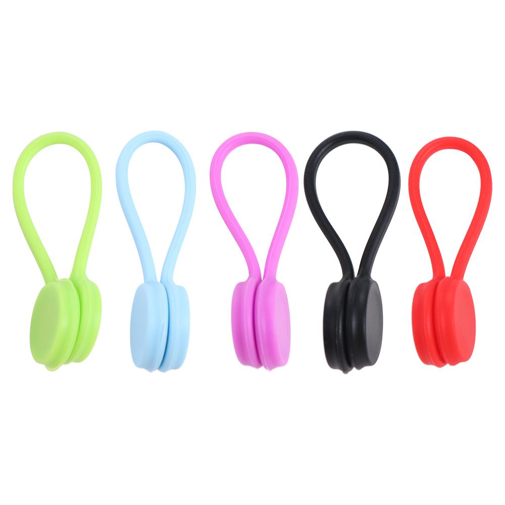 5PCS Magnetic Fabric Huggers Colorful Cable Ties Magnetic Clips Set Fabric Clips Set  Sewing