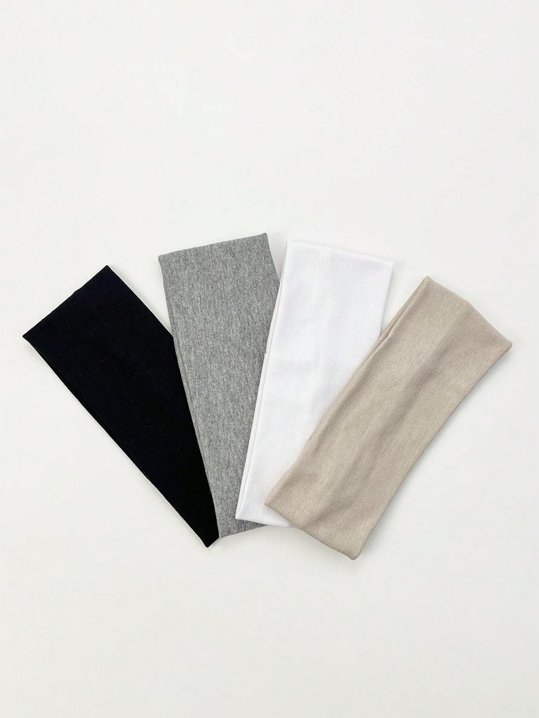 4-piece versatile and fashionable hair bands suitable for both men and women, for use in sports and yoga