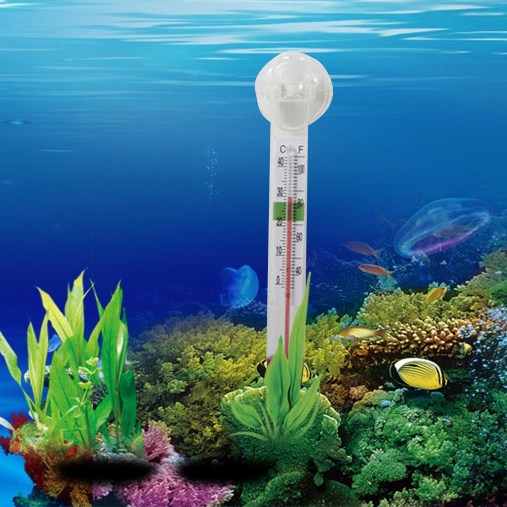 Floating Temperature Gauge Long Aquarium Temperature Gauges Household Floating Water Temperature Monitor for Aquarium Fish Tanks