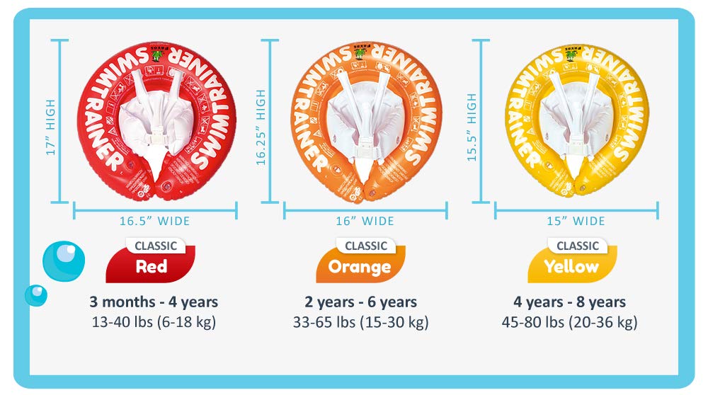 Swim Trainer Classic Orange (Float) (2-6 years)