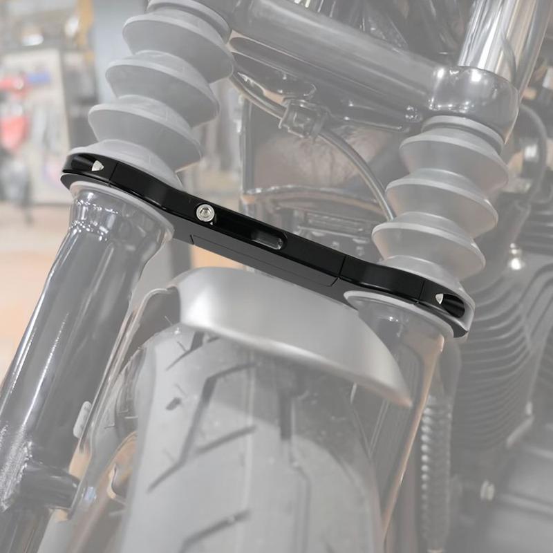 Motorcycle CNC Front Fork Brace Bracket Aftermarket Fit For Harley 39mm Narrow Glide Sportster XL Super Glide Dyna FXD and FXR