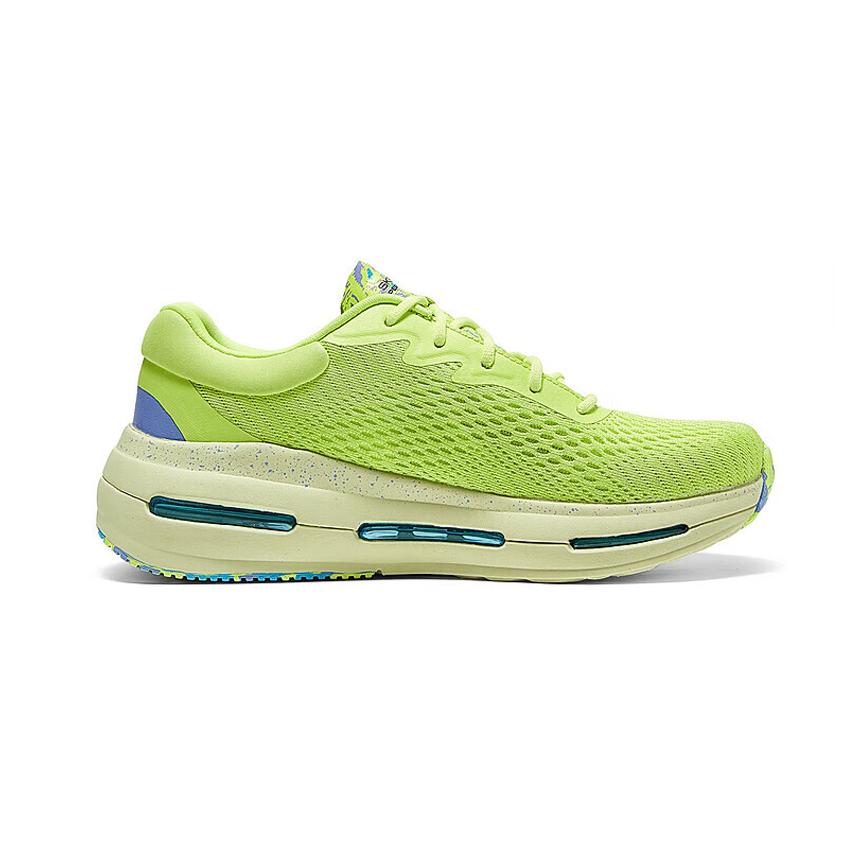 Skechers Arch Fit Air Fashion Low Top Casual Shoes Women Sneakers Green 129323-LMLV