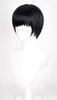 Heat-resistant Mushroom Cosplay Wig, Black, for Cosplay, Costumes, School Festivals, Includes Wig Net and Comb