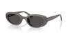 sunglasses 0RB4441D TRANSPARENT DARK GREY 53mm Asian Fit Ray-Ban