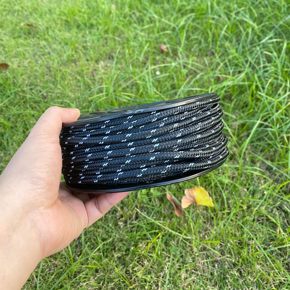 6mm x 30M Thickened Reflective Tent Rope - Portable Guy Rope for Camping