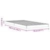 Solid Wood Bed Wax Brown 75 X 190 Cm Pine