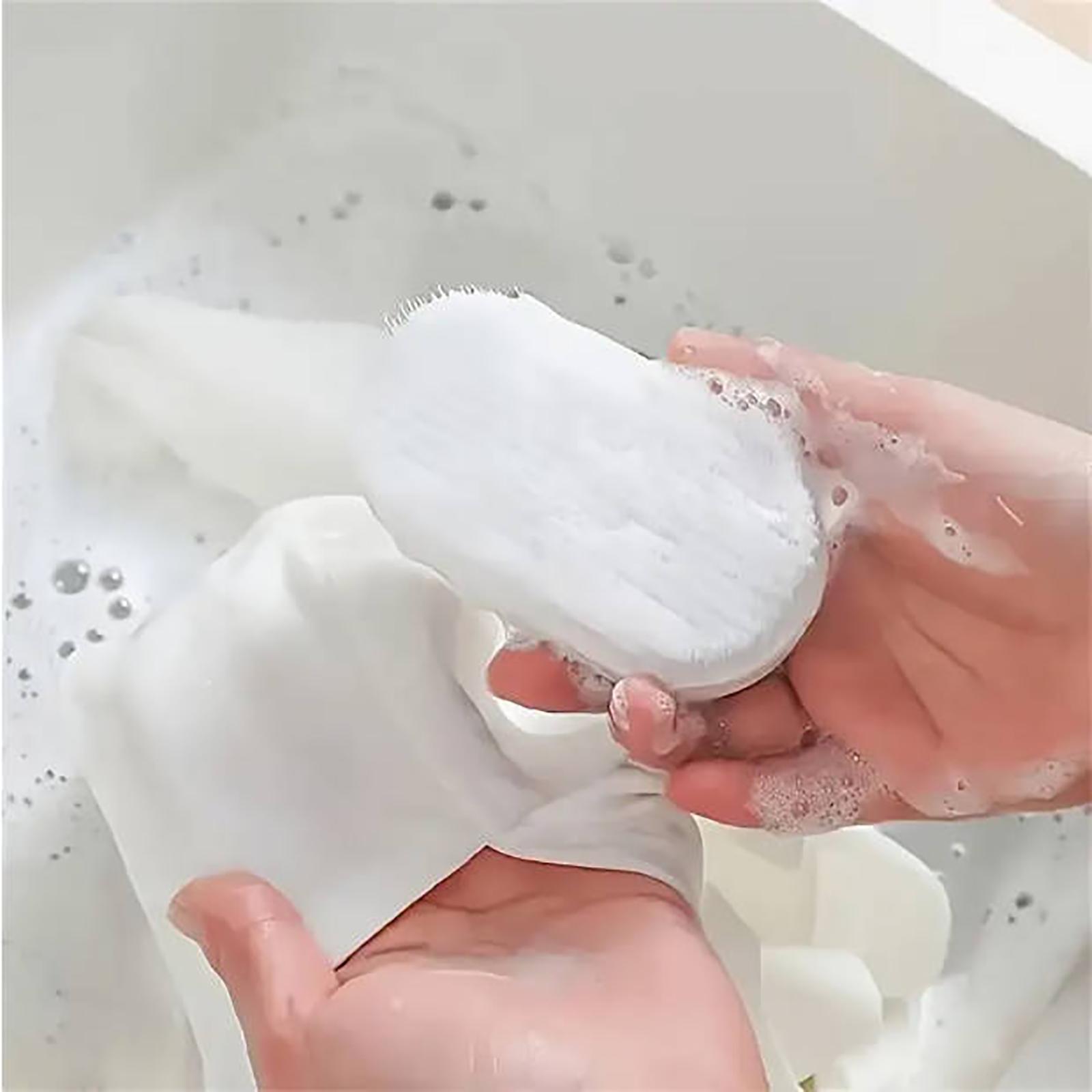 

Silicone Soft Wool Laundry Brush Silicone Brush Does Not Hurt Collar Underwear Small Brush Multifunctional Cleaning Brush Shoes. One Size белый