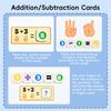 Finger Counting Math Toy with Number Blocks, Math Manipulatives for Kids 3-5, Educational Toys School Supplies, Birthday Gifts for Boys Girls