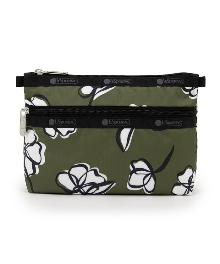 

Официальная косметичка LeSportsac Olive Floral Silhouette Pouch/7105