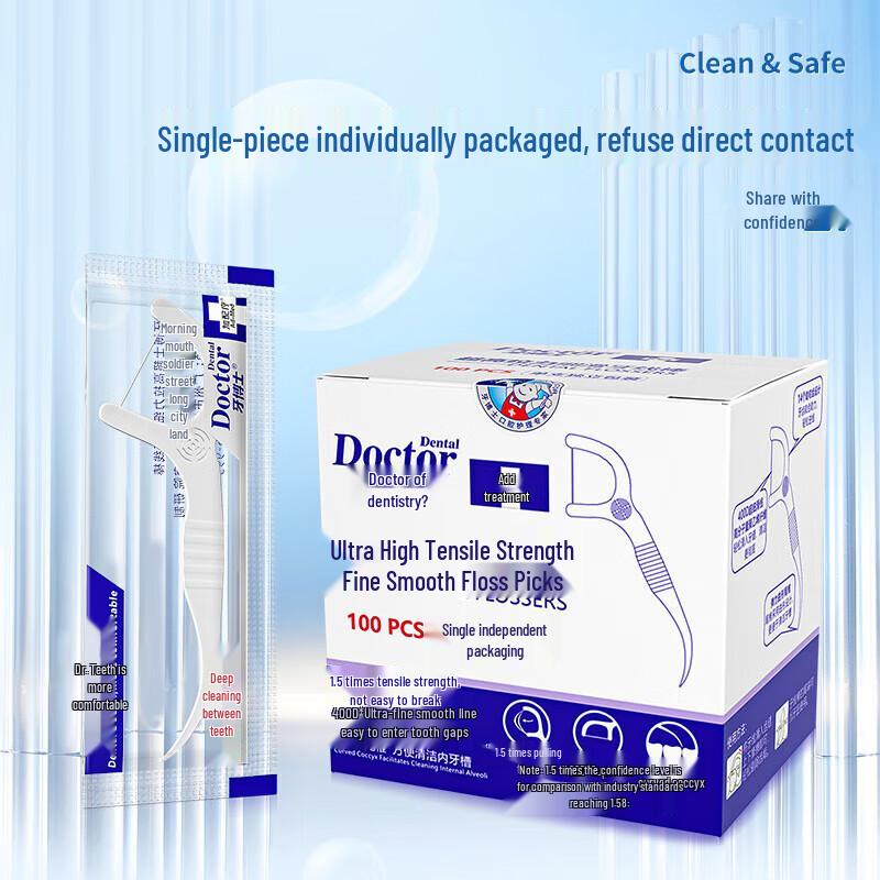 Dr. Tooth High-Tension Dental Floss Picks