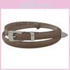 Slim Leather Waist Belt For Women With Alloy Buckle Designed For Jeans And Business Attire
