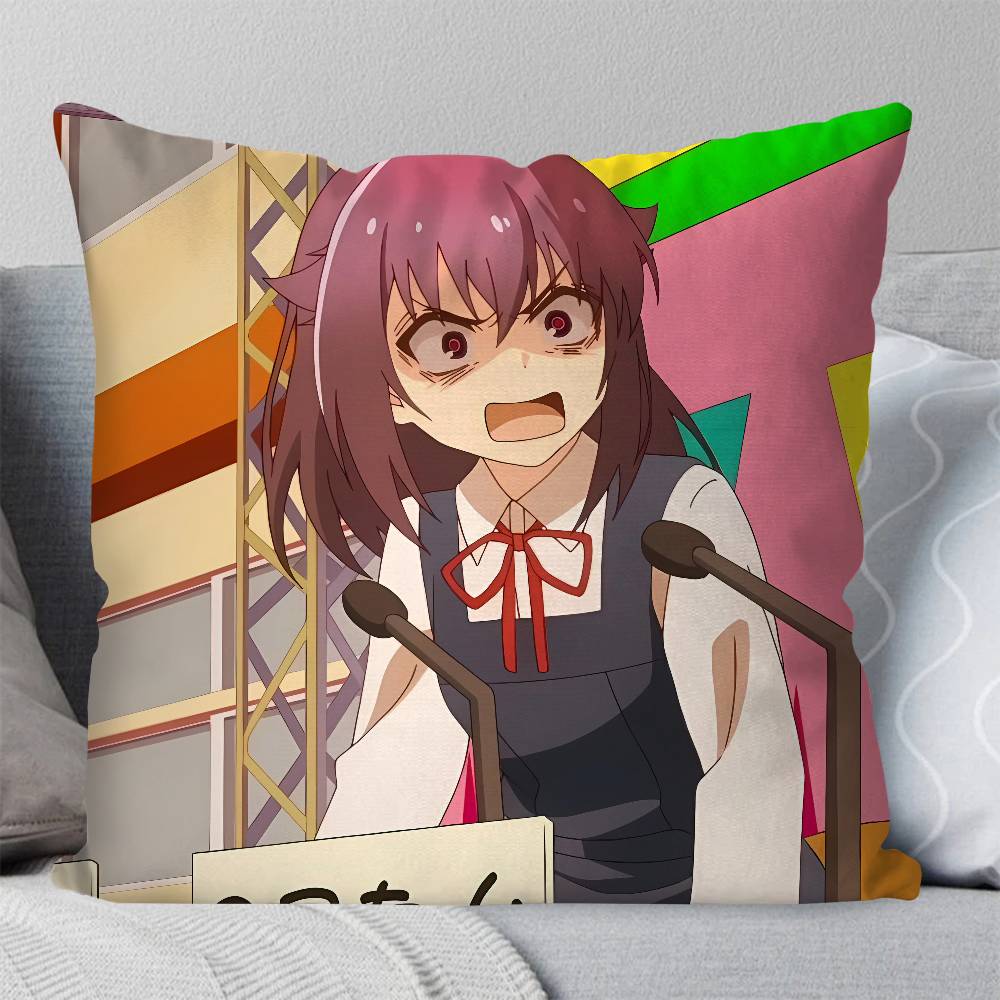 Anko Koshi Anime My Deer Friend NNokotan Pillow Case Fashion Square Pillowcase Bedroom Sofa Room Ins Decoration Leisure