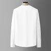 Men's High-End Silver Thread Embroidered Sequin Long-Sleeve Shirt
