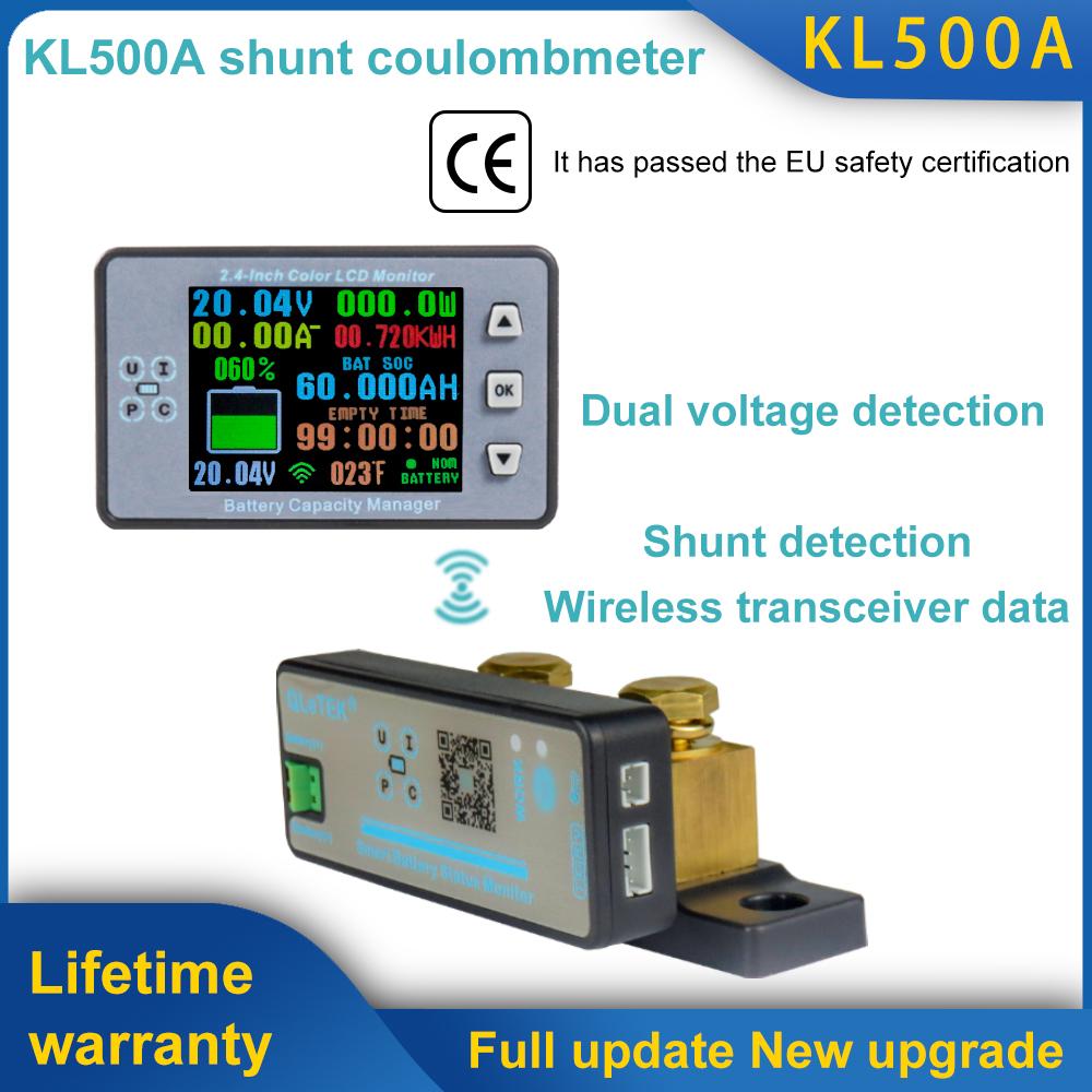 2.4 Inch Wireless BT Voltage Meter Current Meter Ammeter Voltmeter Coulometer Battery Power