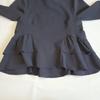 Used Maison de Dolce. Maison de Dolce Pearl Peplum Blouse M Black Black Ceremony