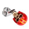 Skull Steering Wheel Suicide Knob Car Power Handle Spinner for Trucks Tractors Boats Red