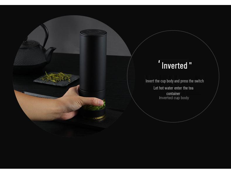 316 Stainless Steel Smart Insulated Cup with Temperature Display & Tea Infuser - Ideal Business Gift