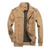 Men's Spring and Autumn Casual Large Size Jacket Pure Cotton Eyeband Air Force One Men's Jacket