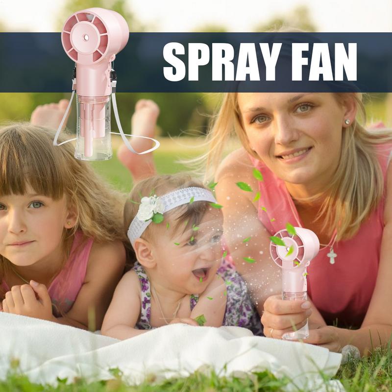 Handheld Personal Mister Rechargeable Mist Fan Reusable Air Cooler Portable Hot Weather Accessories For Daily Use Outdoor