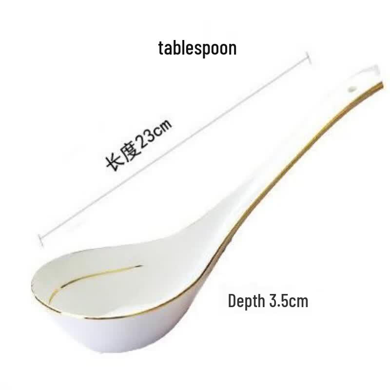 Minnai Jingdezhen Hand-painted Gold Rim Ceramic Tableware