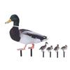 Duck Garden Stakes Realistic Duck Family Statue Decorative Acrylic Duck Family Yard Stakes Sign for Outdoor Garden