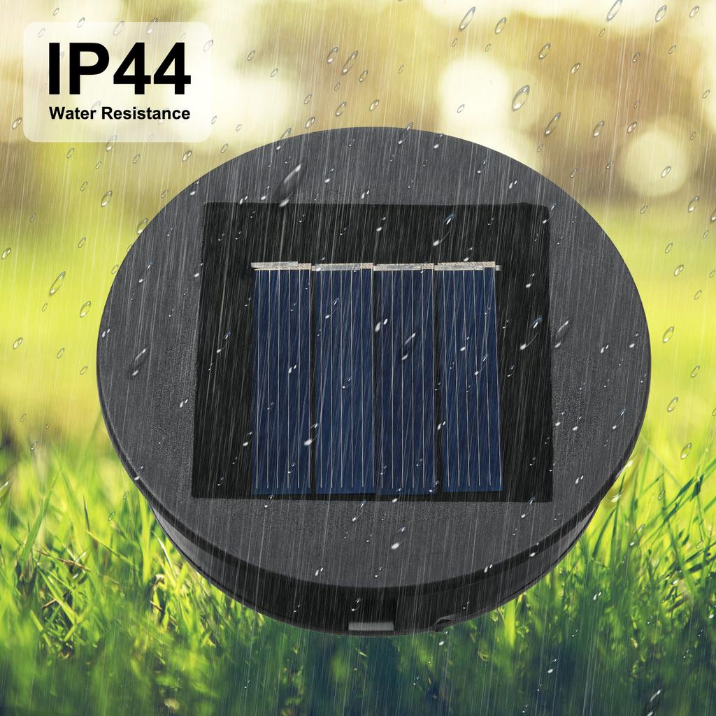 Tomshine 80MMCelsius3.15Inches 2PCS Solar Powered Cell Box Accessories Replacement Top Part with 1PC * Warmwhite LEDsCelsiusPCS Polysilicon Panel IP44