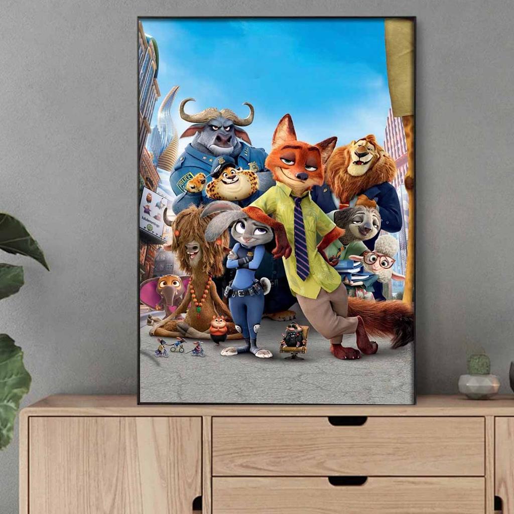 DIY Diamond Painting Zootopia Cross Stitch Kit Mosaic Art Diamond Painting Full Circle Diamond Home Decoration