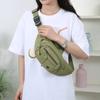 Unisex Lightweight Waist Pack – Secure Zippered Pockets, Adjustable Strap  Wear As Chest or Belt Bag