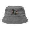 Unisex Distressed Denim Washed Bucket Hat Angine De Poitrine Canadian Band Headwear Fishing FisherUnisex Cap Session Hats Gifts