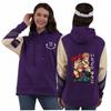 Jujutsu Kaisen Men’s European & American Patchwork Hooded Sweatshirt